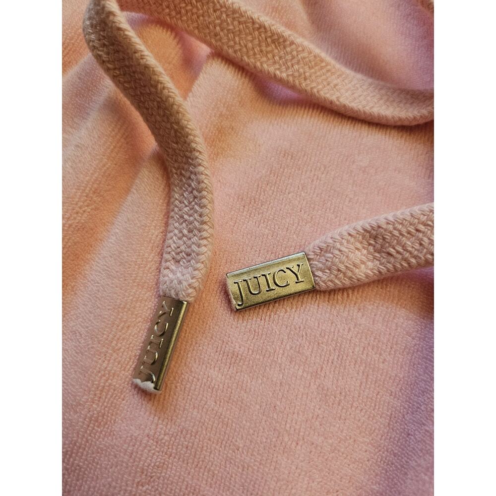 Juicy Couture Vintage Y2K Pink Terry Cloth Cover Up Dress L USA Towel Pool - Picture 5 of 7
